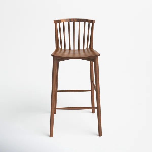 Tybee 25'' Solid Wood Counter Stool | Wayfair North America