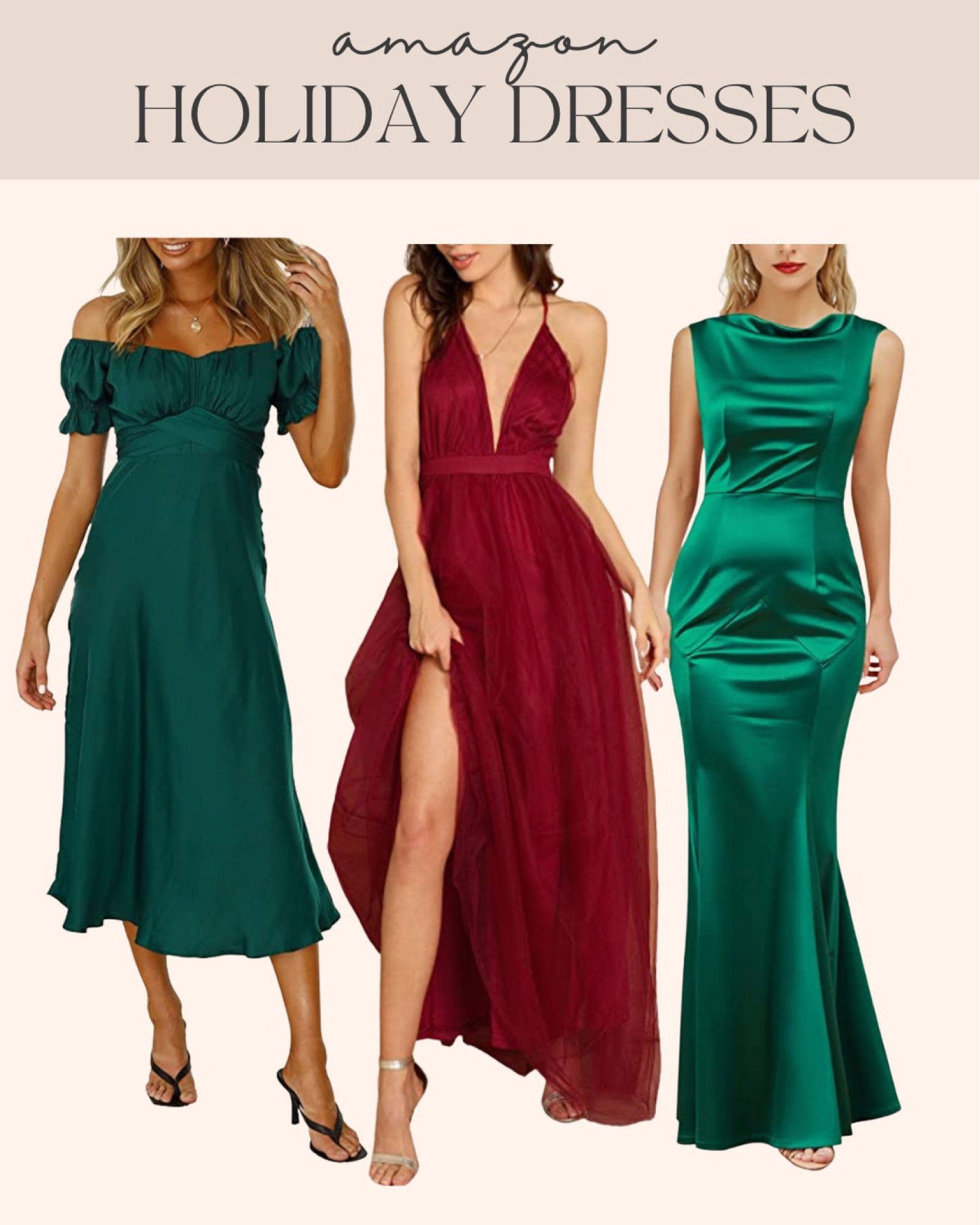 Holiday dresses, holiday dress, Christmas dress, Wedding guest dresses, fall wedding guest dress, amazon wedding guest dress, amazon dress, amazon dresses, fall dress, maxi dress, satin dress 



#LTKSeasonal #LTKunder50 #LTKHoliday