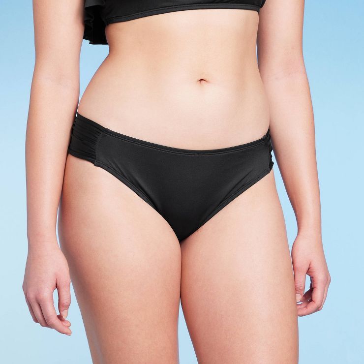 Women's Side-Tab Medium Coverage Hipster Bikini Bottom - Kona Sol™ | Target