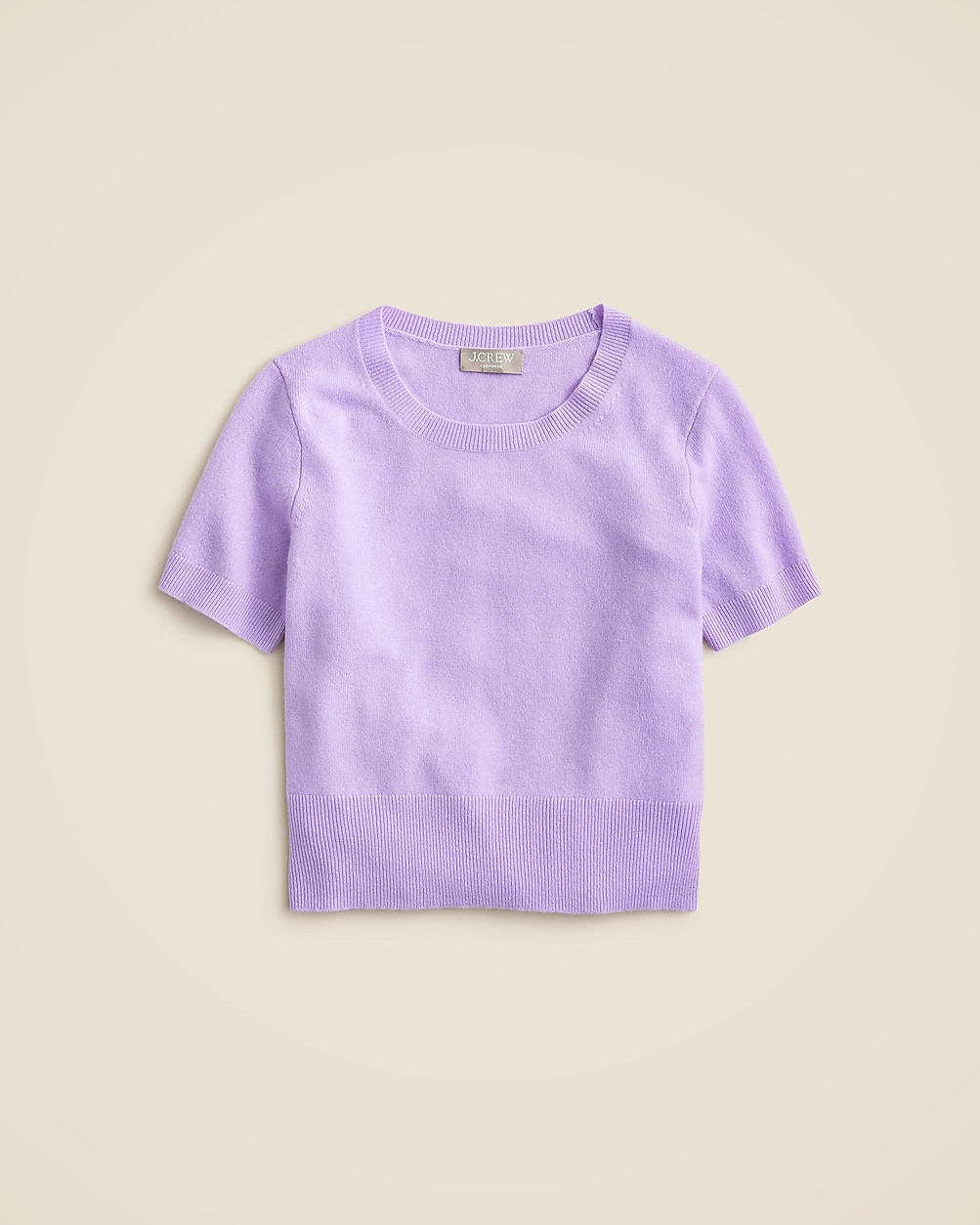Cashmere shrunken T-shirt | J. Crew US