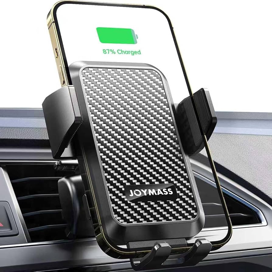 Wireless Car Charger, 15W Fast Charging Auto Clamping Car Charger Cell Phone Holder Mount Vent fo... | Amazon (US)