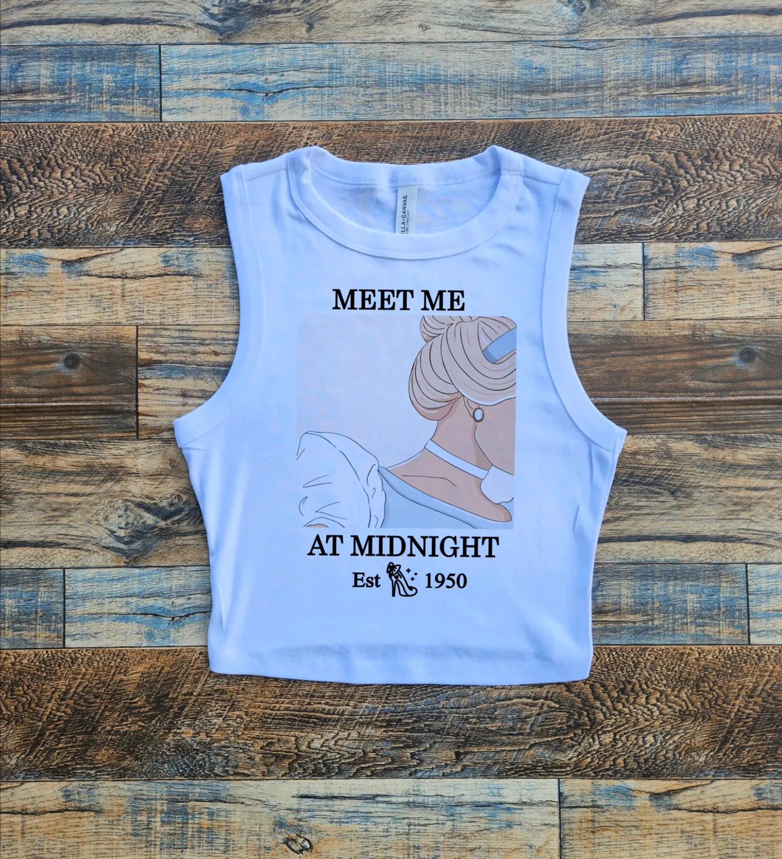 Meet Me at Midnight Baby Tee, Cinderella and Co Crop Tank, - Etsy | Etsy (US)