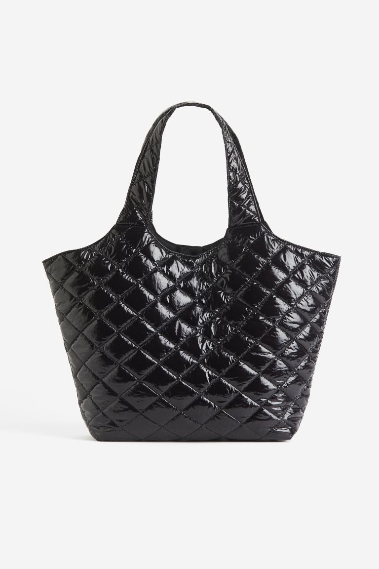 Quilted Shopper - Black - Ladies | H&M US | H&M (US)