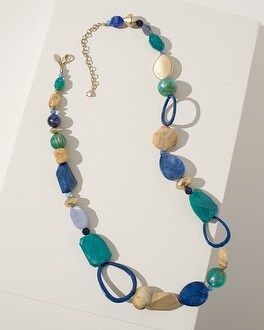 Multicolor Beads Single-Strand Necklace | Chico's