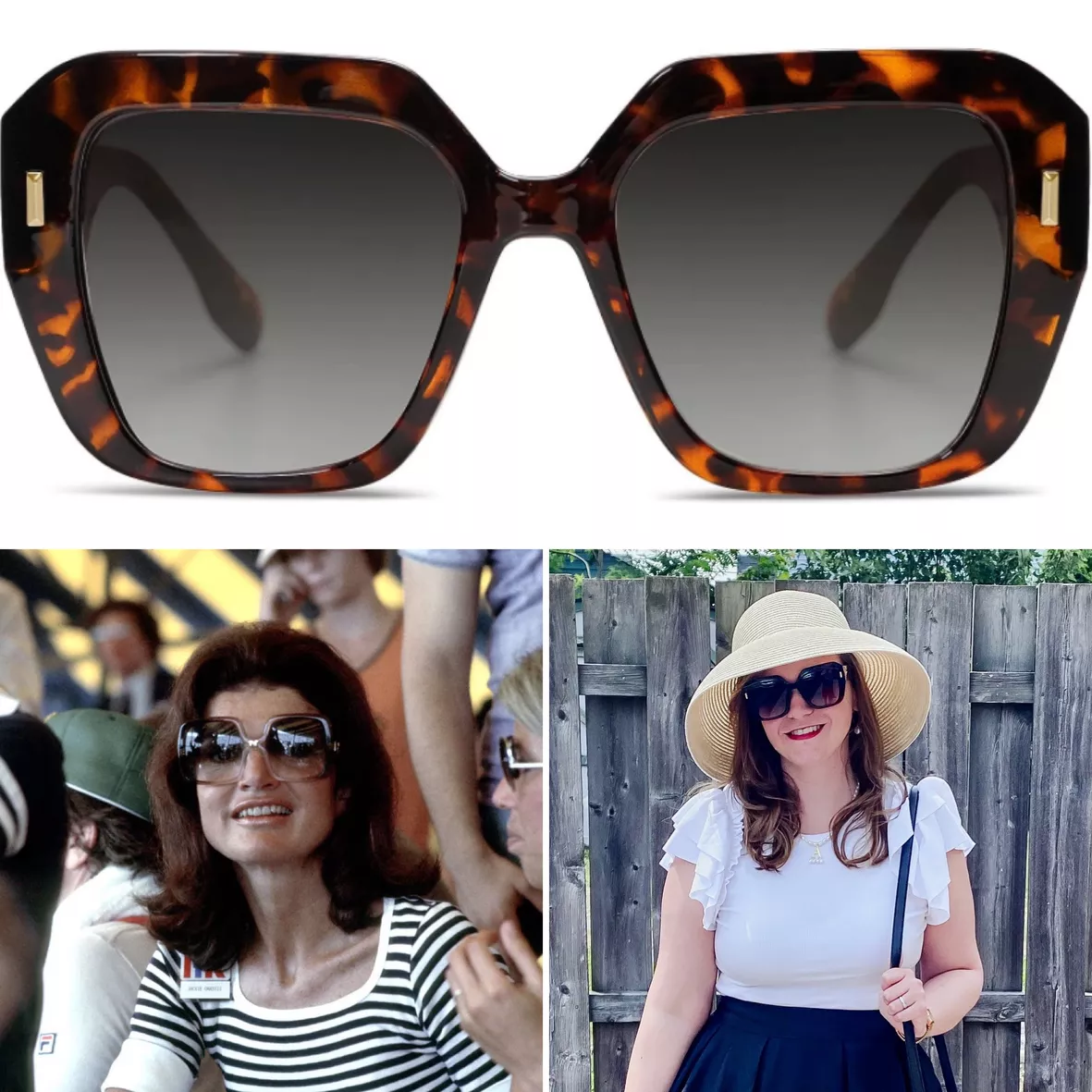 The Jackie O Oversized Sunglasses