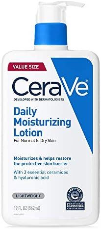 Amazon.com : CeraVe Daily Moisturizing Lotion for Dry Skin | Body Lotion & Facial Moisturizer wit... | Amazon (US)
