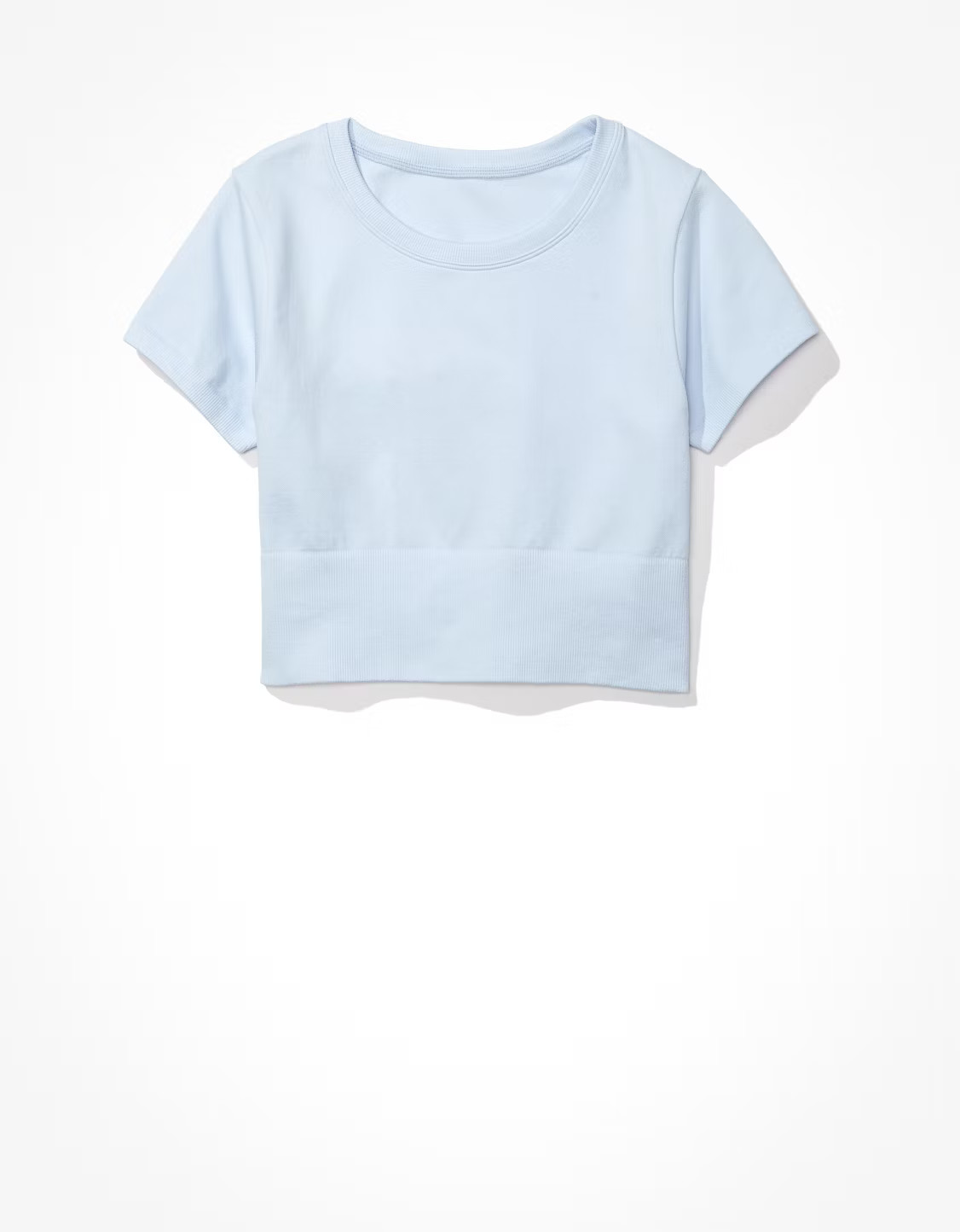OFFLINE By Aerie Sidewalk Seamless Cropped T-Shirt | American Eagle Outfitters (US & CA)