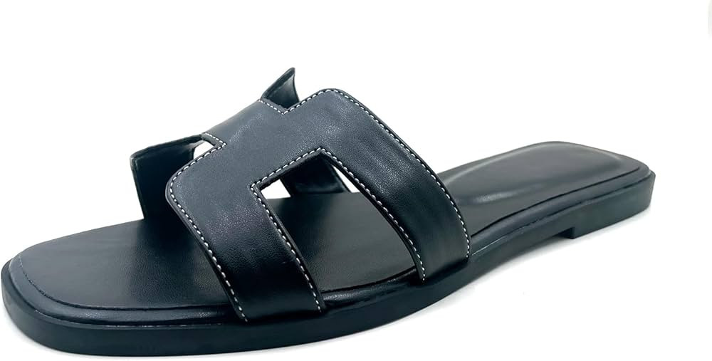 Womens Flat Sandals,Anti slip fashion sandals,Flat Slide Sandals,Comfy Style,women's gift | Amazon (US)