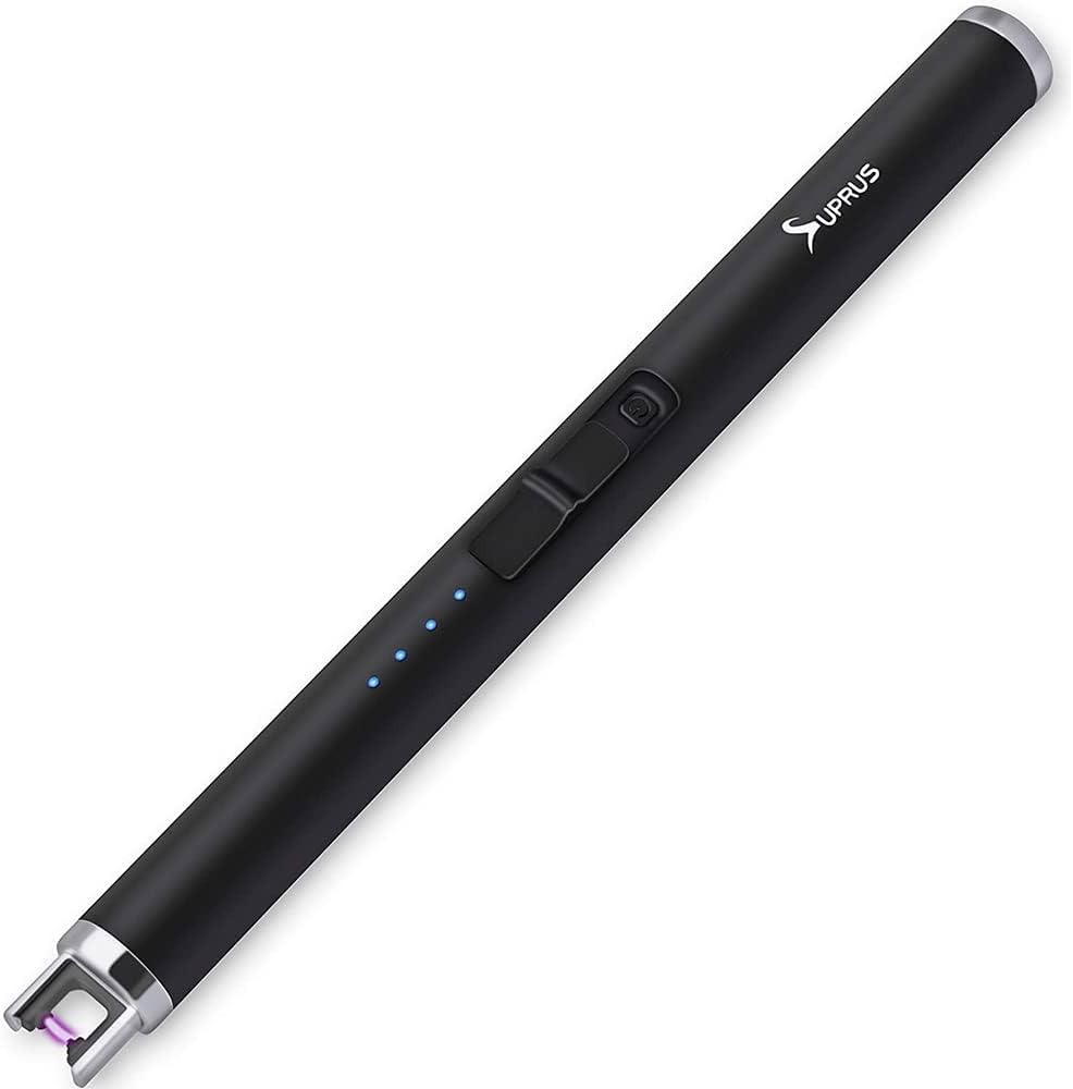 SUPRUS Candle Lighter Electric Arc Lighter Rechargeable USB Lighter Flameless Plasma with Safety ... | Amazon (UK)