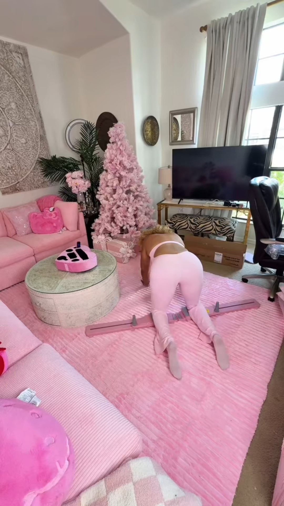 POV: your living room just turned into a pink Pilates studio ✨ This little machine is lifting my booty, snatching my waist, and toning my legs all at once. Who needs the gym when your workout is this cute? 💕

#LTKWorkwear #LTKActive #LTKHome