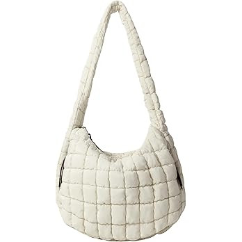 Puffer Tote Bag Large Puffy Tote Bag Quilted Tote Bag Soft Quilted Crossbody Bag Carryall Hobo Ha... | Amazon (US)