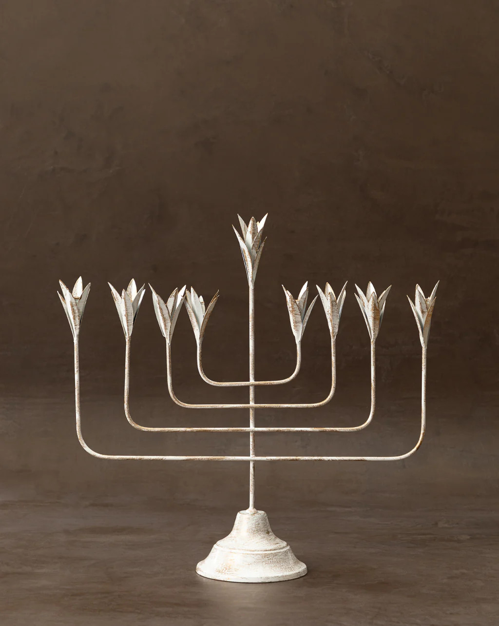 White Leaf Menorah | McGee & Co.