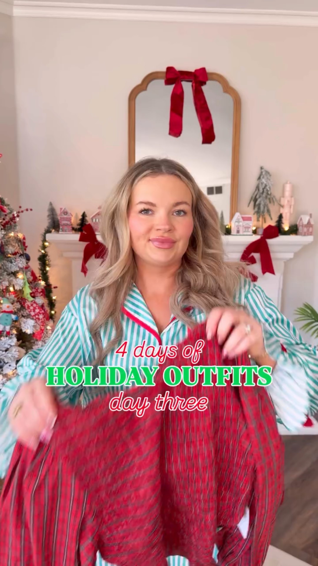 ♥️ on the third day of Christmas . . . 🎄 🎁 I threw on jeans and a cute top 🤣😍😜 and the plaid is IT! 🤩 both are on sale and the plaid comes in a mini dress too! I’m wearing a medium in the top and a 10 in the jeans!

#LTKHoliday #LTKMidsize #LTKSeasonal