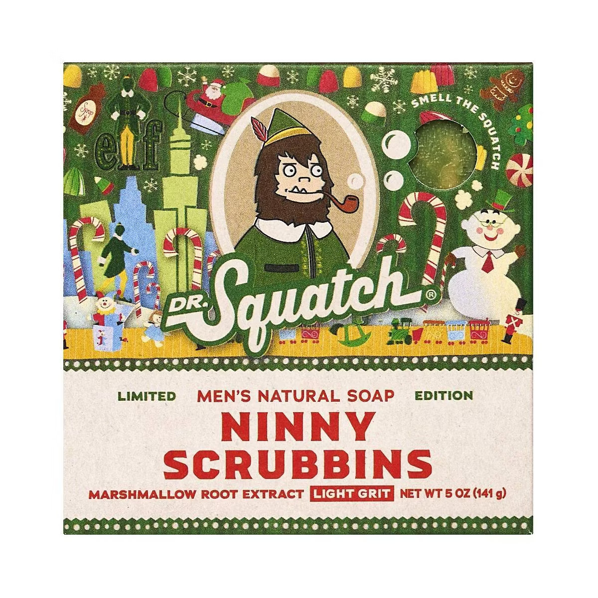DR. SQUATCH Men's All Natural Bar Soap - Ninny Scrubbins - 5oz | Target
