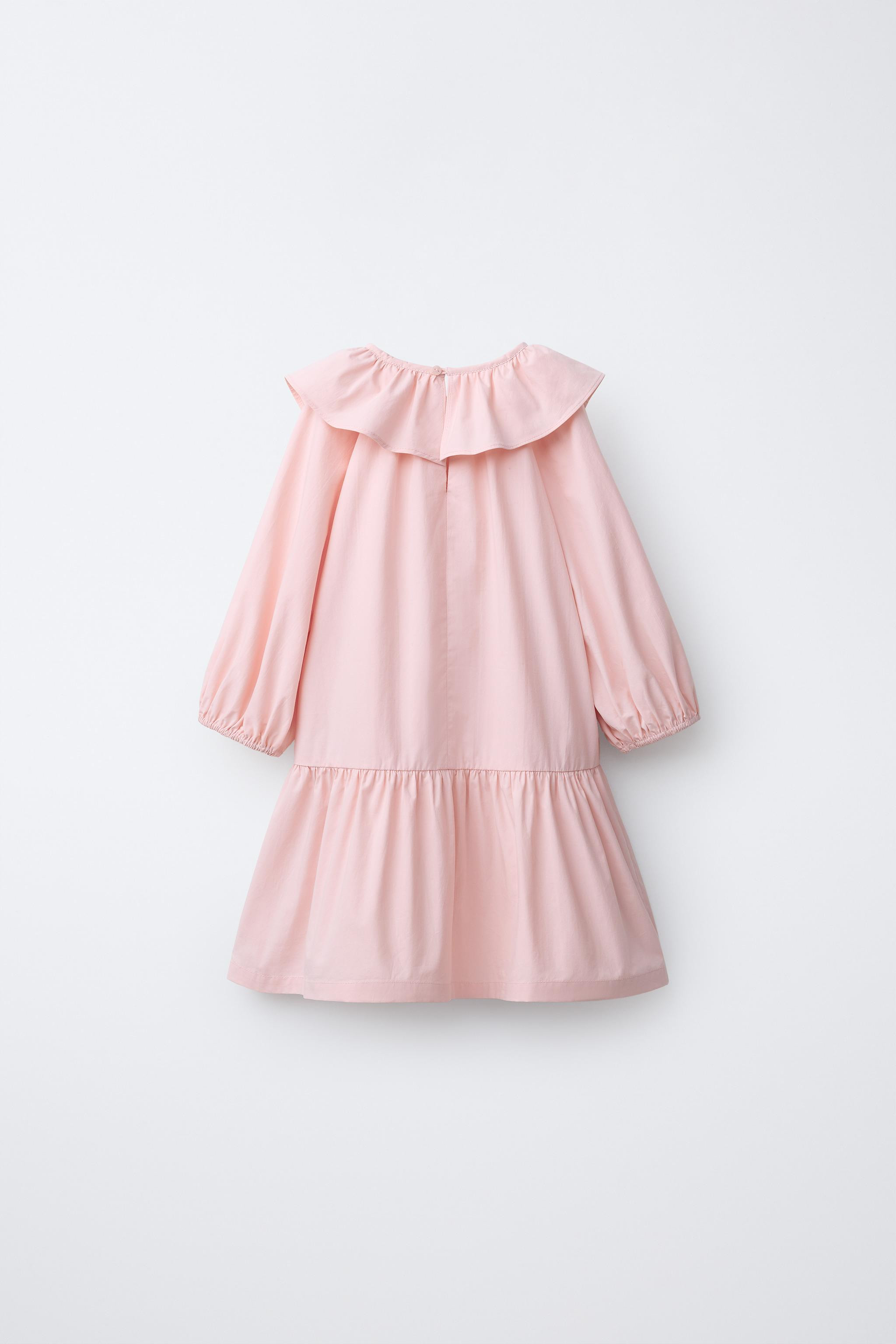 POPLIN DRESS WITH BOWS | Zara US