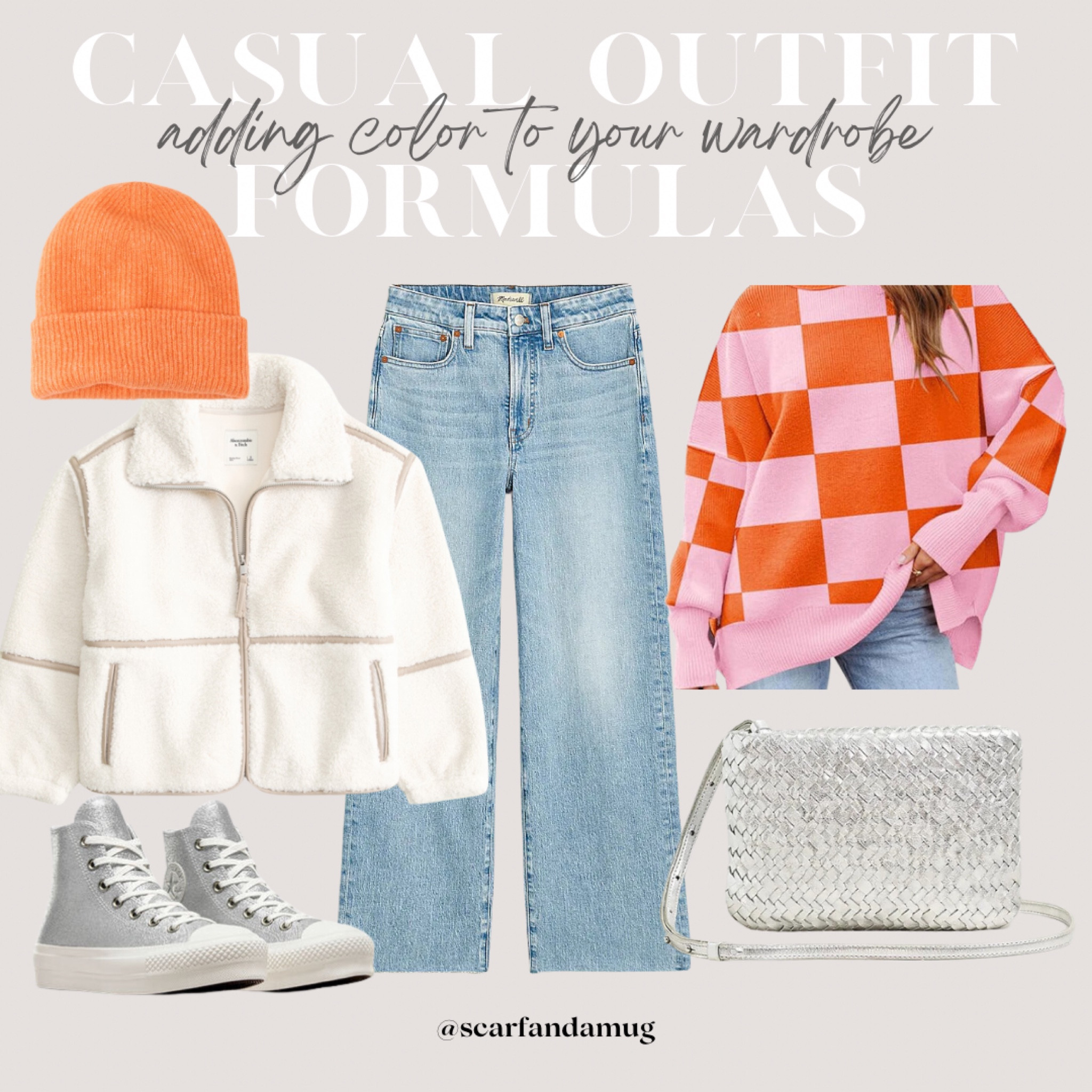 Casual outfit inspo with a pop of color 🌈

#LTKmidsize #LTKSeasonal