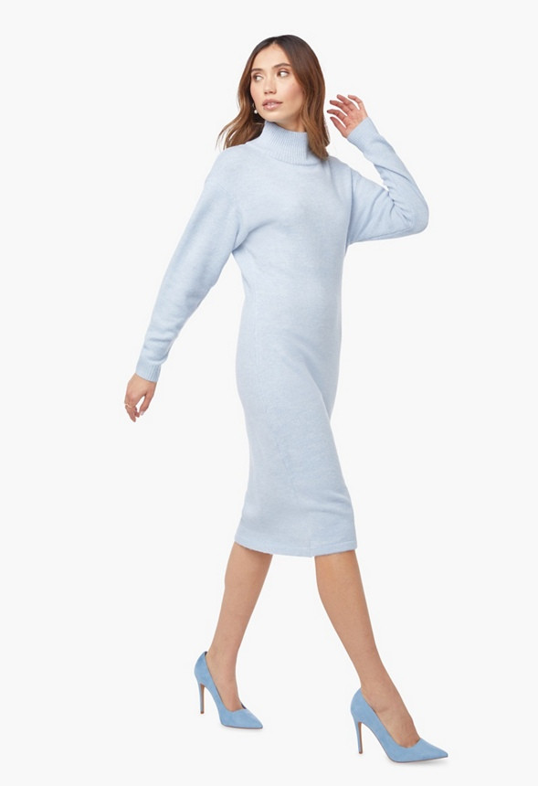 Funnel Neck Midi Dress | JustFab