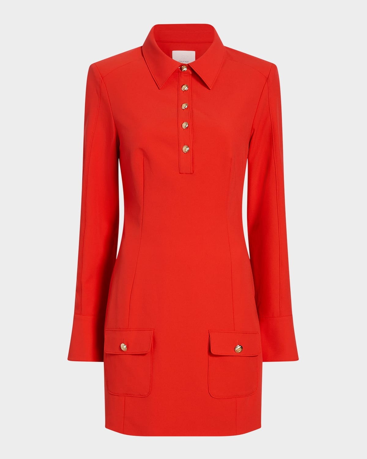 Lea Long-Sleeve Mini Dress | Neiman Marcus