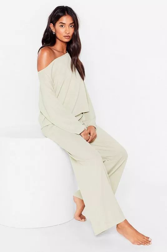 Off The Shoulder Loungewear Set | Nasty Gal (US)