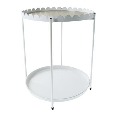 2-Tier Scallop Table 16.75in x 19.75in | Five Below