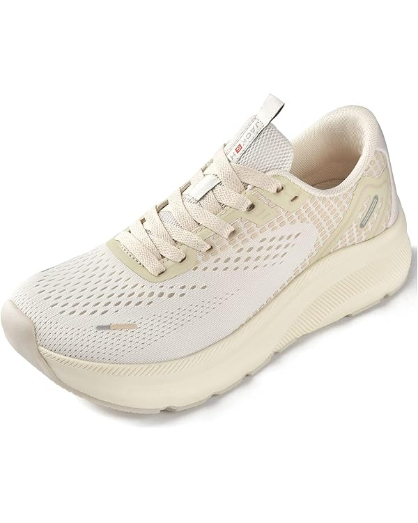 JACKSHIBO Wide Toe Box Shoes Women Arch Support Wide Sneakers for Running Walking Athletic Tennis... | Amazon (US)