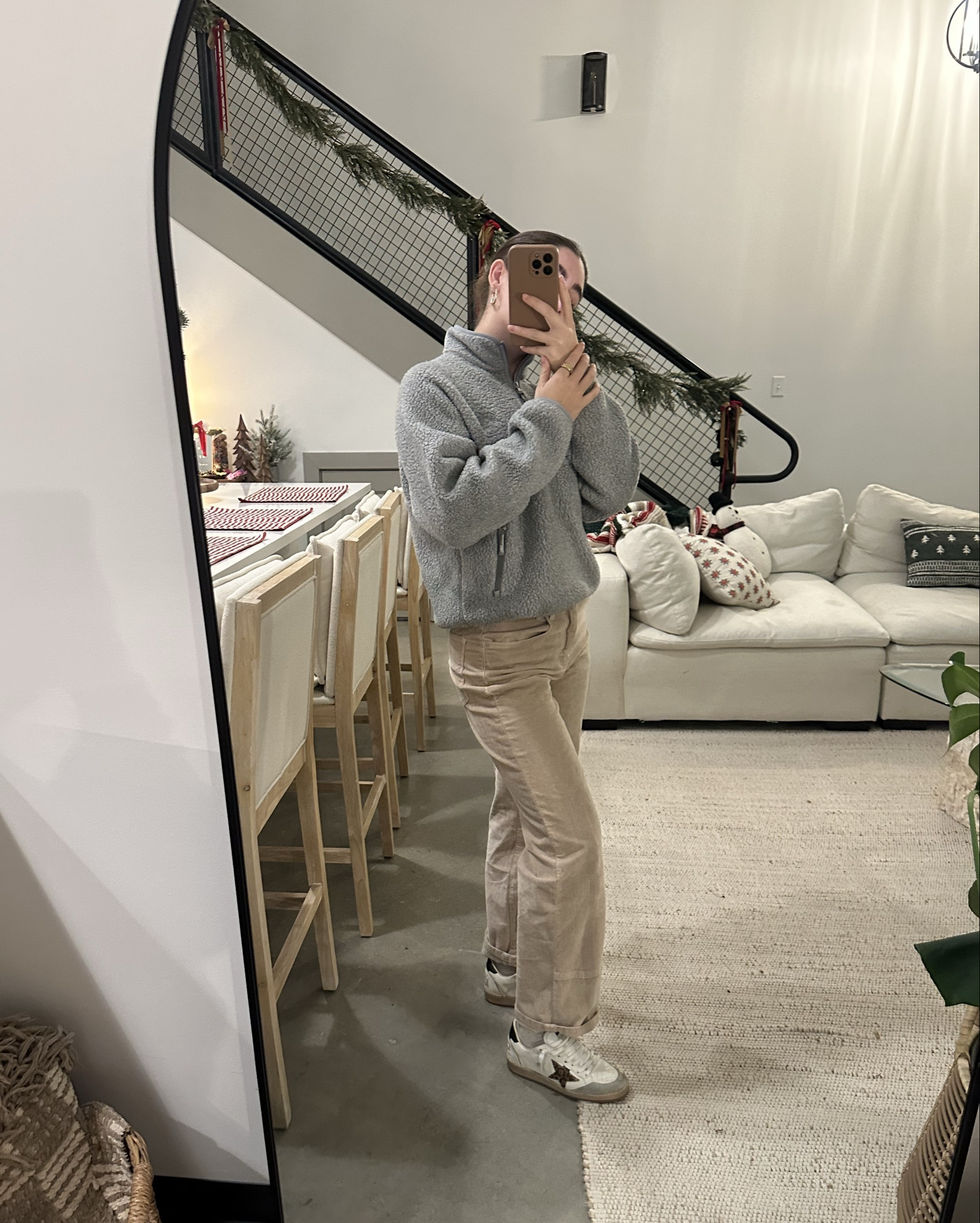 these corduroy pants from free people !!!! $34 rn & soooo dang comfy. i sized up one size! also linked some other favs that are 50% off free people rn! aritzia 1/2 zip is 20% off rn (my fav)

#LTKSeasonal #LTKHoliday #LTKGiftGuide