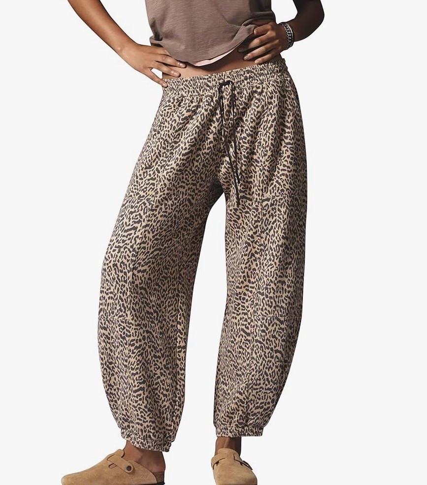 Leopard joggers yes please!