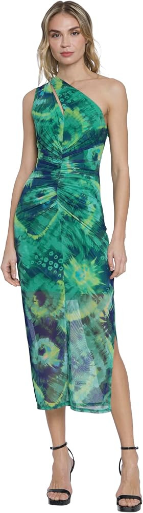 Donna Morgan One-Shoulder Keyhole Midi Formal & Cocktail Dresses for Women | Amazon (US)