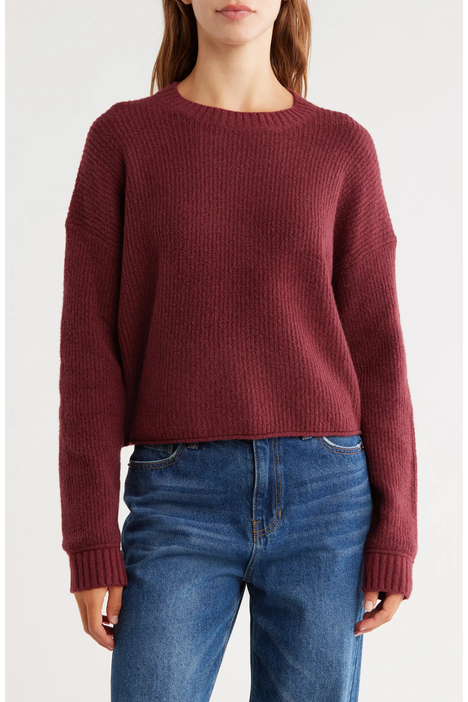 Abound Cozy Crew Pullover Sweater (Women) | Nordstromrack | Nordstrom Rack