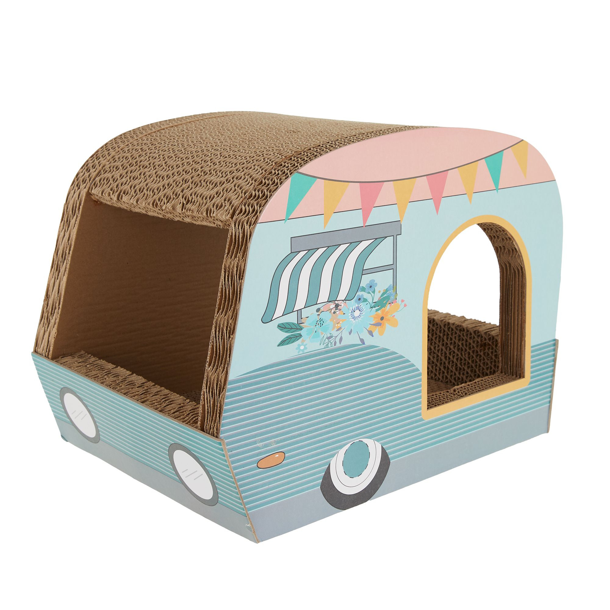 Whisker City® Trailin' Off Trailer Corrugate Cat Scratcher | PetSmart