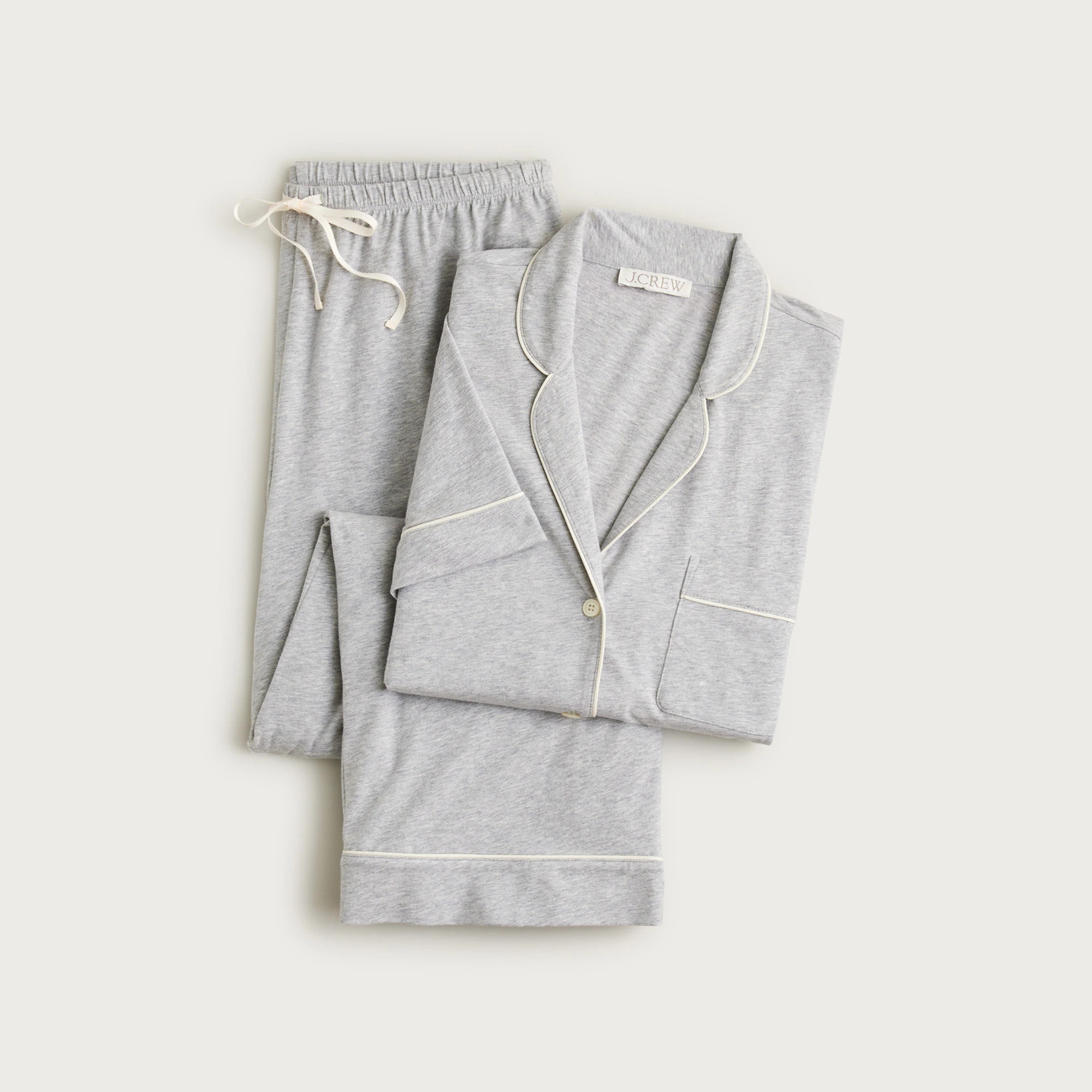 Dreamy cotton-blend short-sleeve pajama pant set | J. Crew US