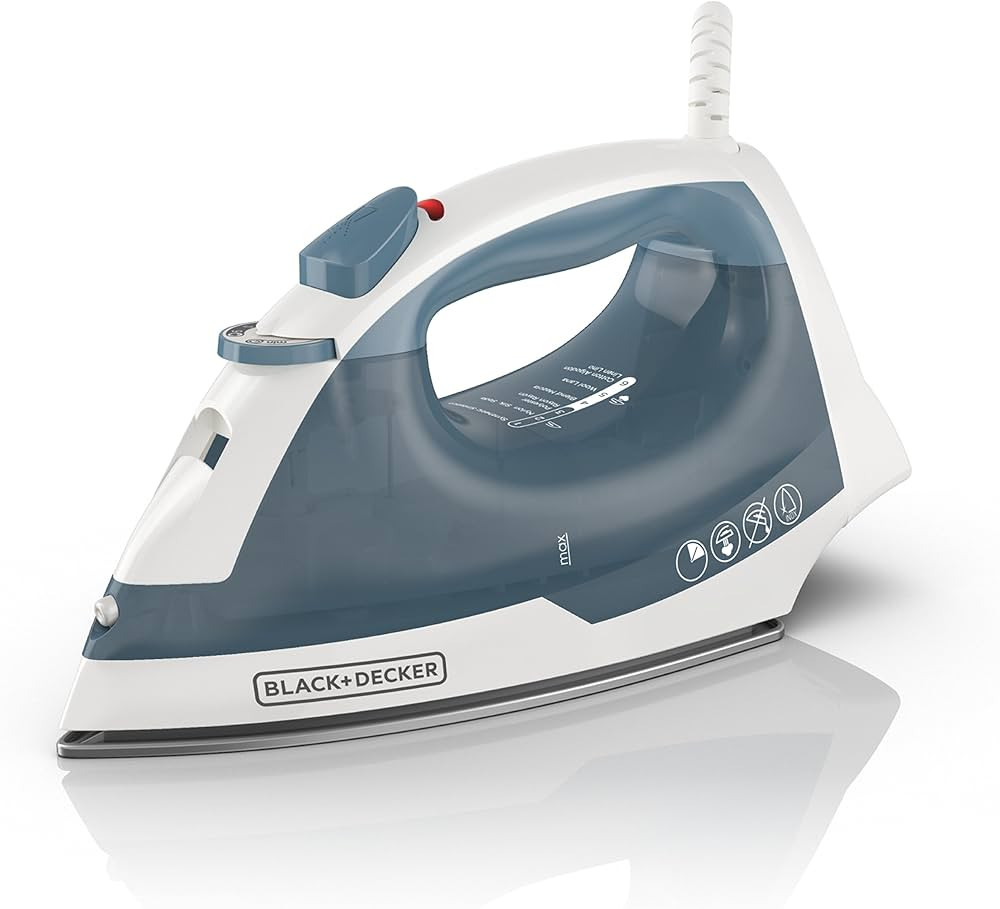 BLACK+DECKER Easy Steam Compact Iron, IR40V , Blue 10.4 x 5.8 inches | Amazon (US)