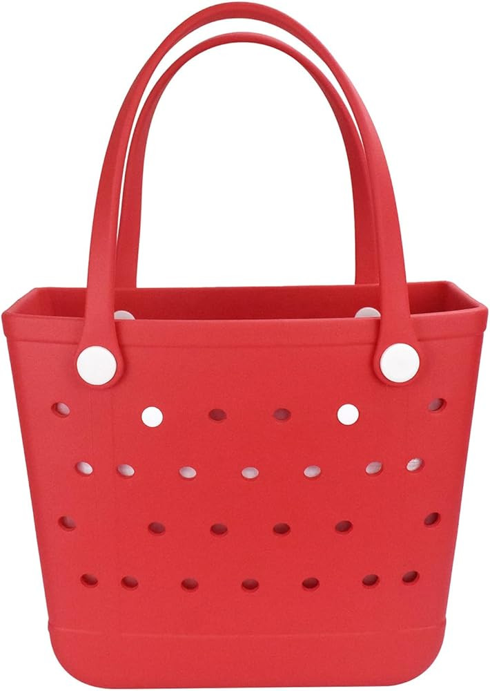 Lightweight Rubber Beach Bag X Large Tote Bag for Waterproof, Durable Open Handbag for Boat Pool ... | Amazon (US)