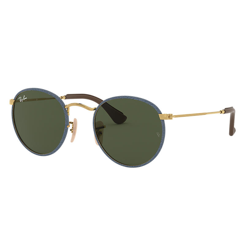 Ray-Ban Round Craft Gold, Green Lenses - RB3475Q | Ray-Ban (US)