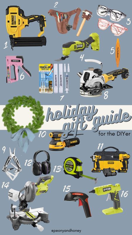 Shop these holiday Christmas gift ideas for the DIYer and handy person on your list!  All of these are wonderful gifts for beginners to intermediate diyers!  #diy #giftguide #giftideas #christmasgifts #giftsforthediyer #diygifts

#LTKGiftGuide #LTKhome #LTKHoliday