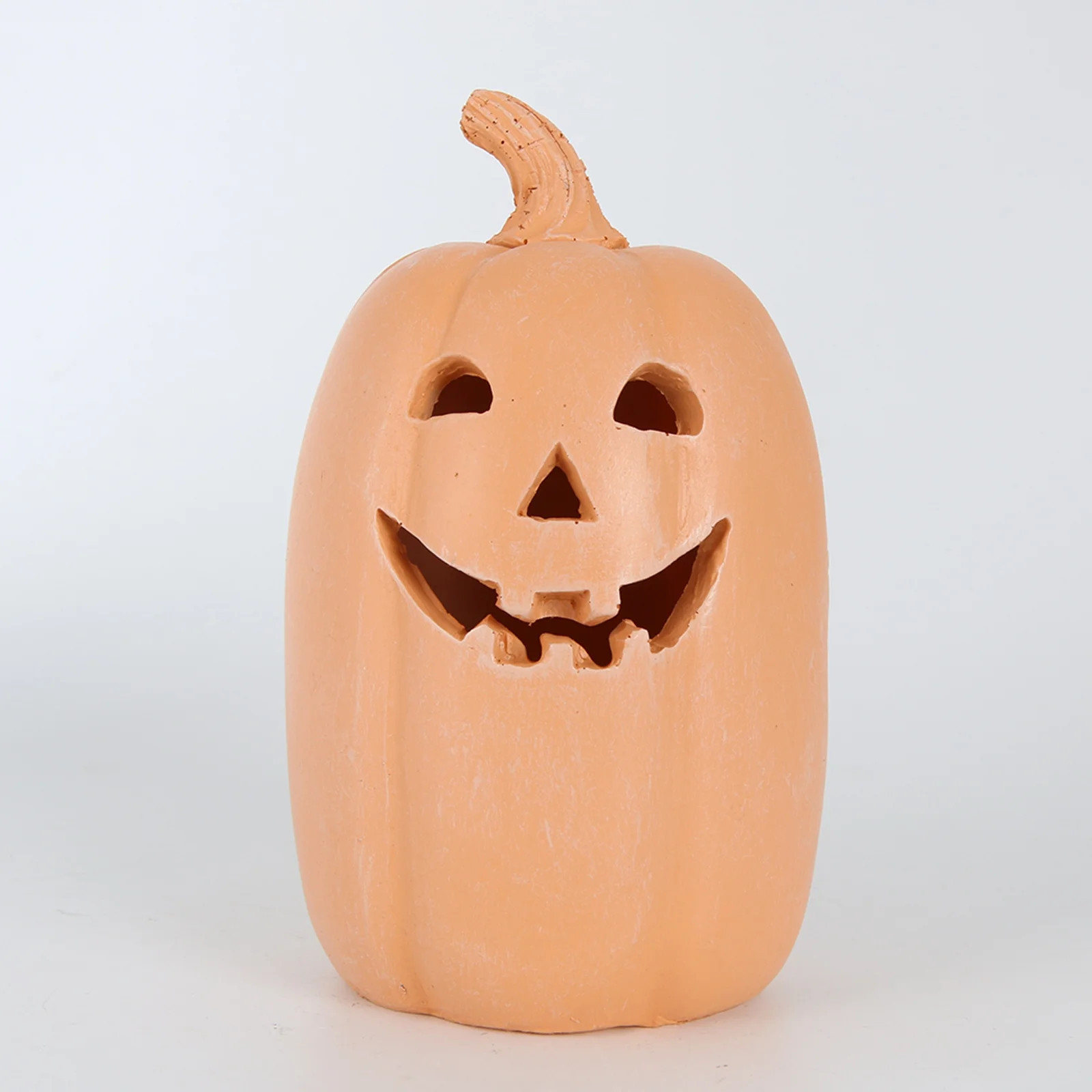 LIUUWSH  Handmade Orange Terracotta Jack O’ Lantern Luminary Pumpkin Halloween Fall Decorations | Walmart (US)