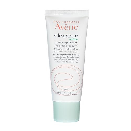 Avène Cleanance HYDRA Soothing Cream, Rich Moisturizer, Adjunctive Care for Drying Acne Treatments, 1.3 oz. | Amazon (US)