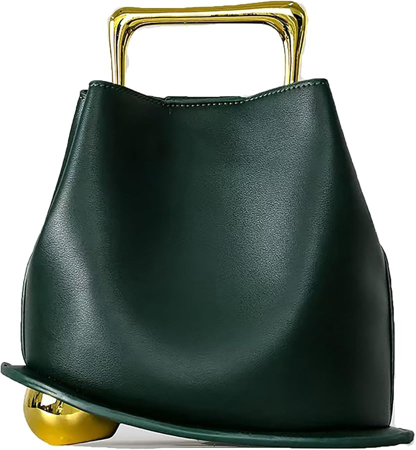 Women PU Leather Handbag Crossbody Shoulder Purse Top Handle Bucket Bag | Amazon (US)