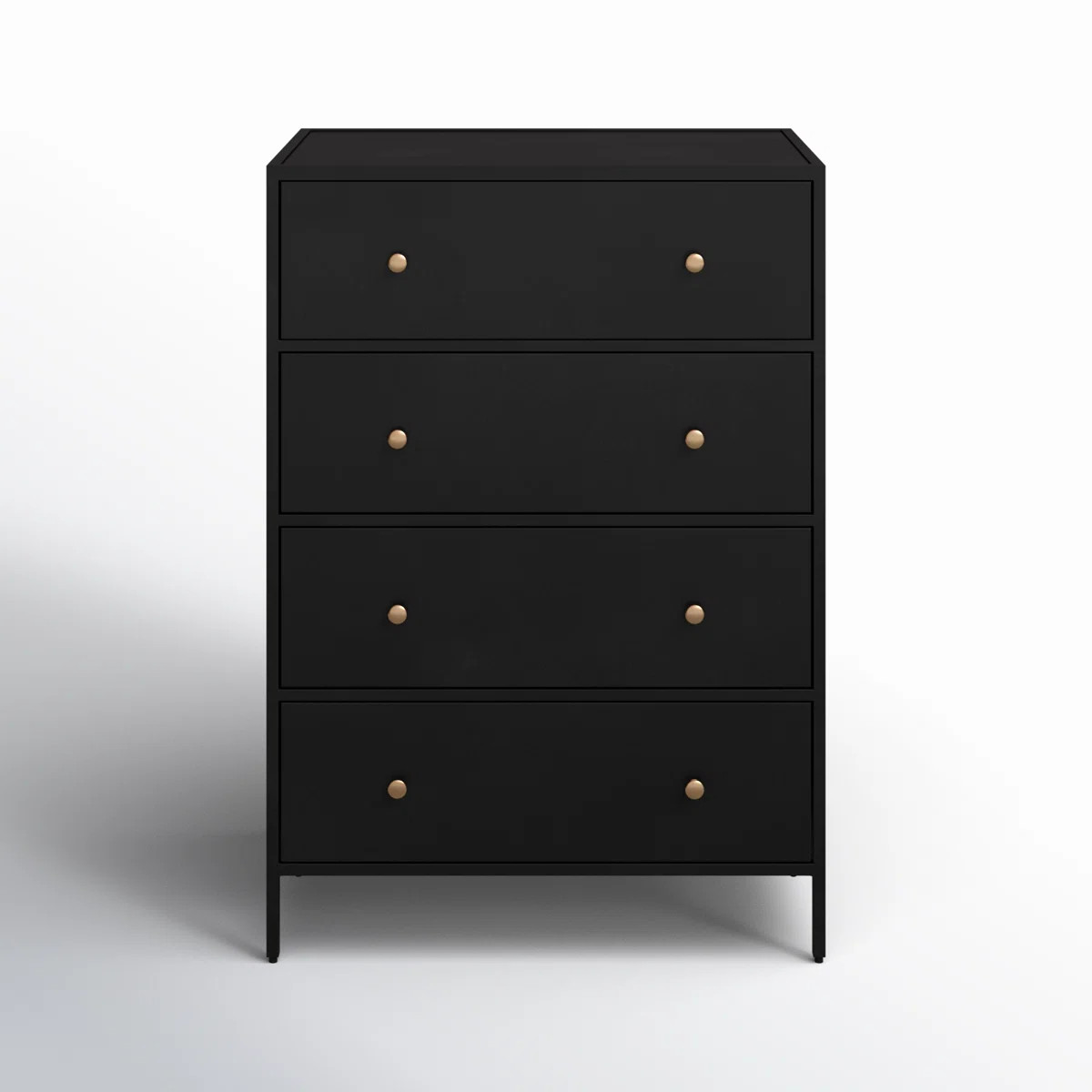 Julina Iron 28'' W 4 - Drawer Dresser | Wayfair North America
