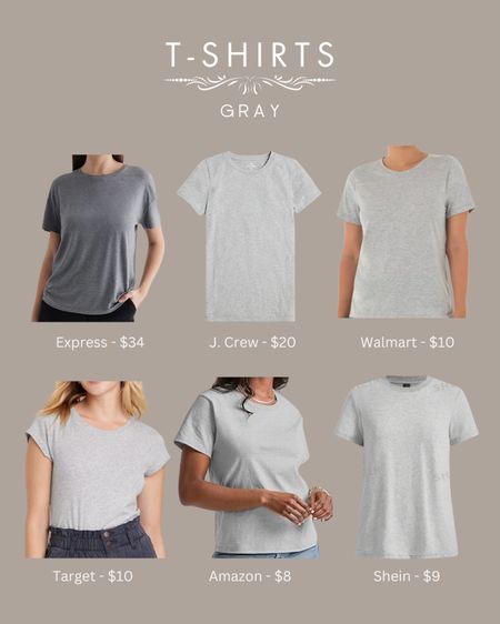 Spring/Summer Capsule Closet: Gray T-shirts

Brands Include: Express, Walmart, J.Crew, Amazon, Target, SHEIN

#LTKSeasonal #LTKfindsunder50 #LTKstyletip