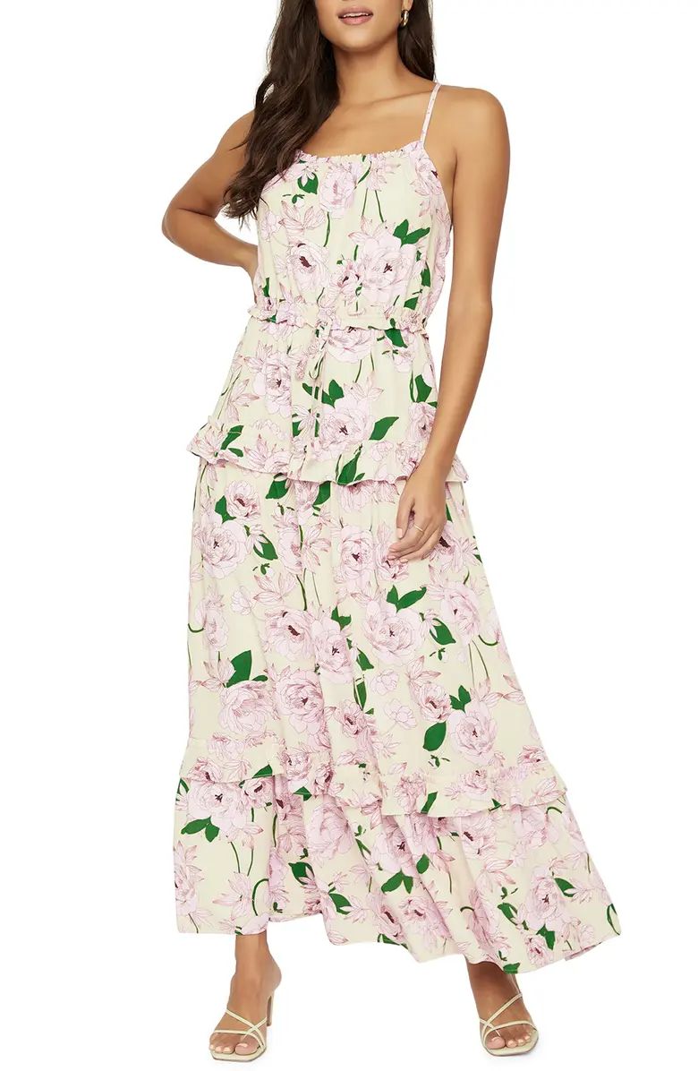 Hawaii Rose Tiered Maxi Dress | Nordstrom