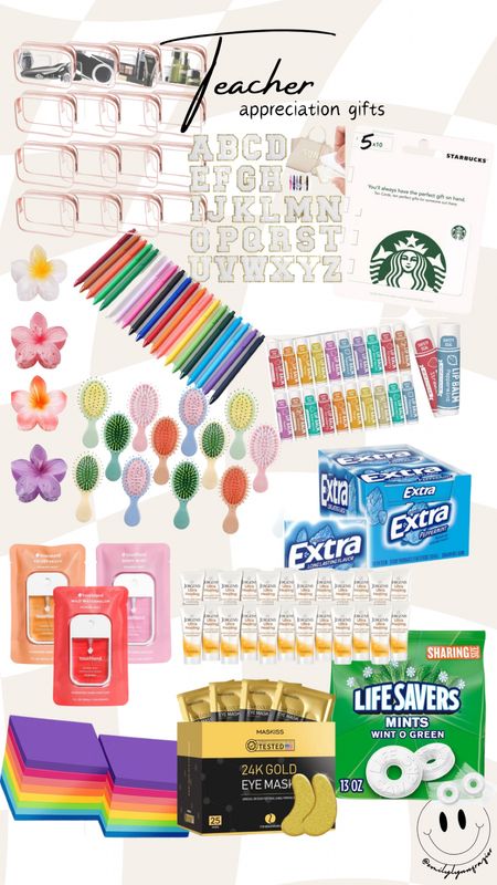 Teacher appreciation week is next week! 

I found all this on Amazon! Those little travel bags stuffed with some goodies and decorations are going to be to be a hit! 

#LTKSeasonal #LTKsalealert #LTKGiftGuide