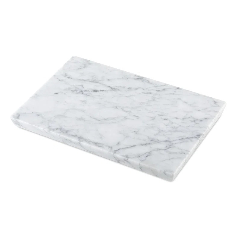Koville Luxury Marble Granite Cutting Board for Kitchen,Rectangle, 12*8in, Bianco Carrara | Wayfair North America