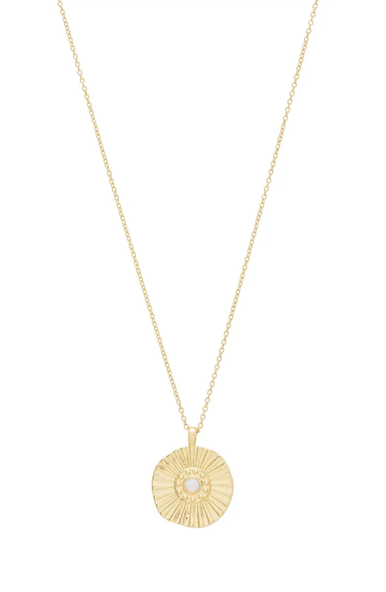 Sunburst Coin Pendant Necklace | Nordstrom