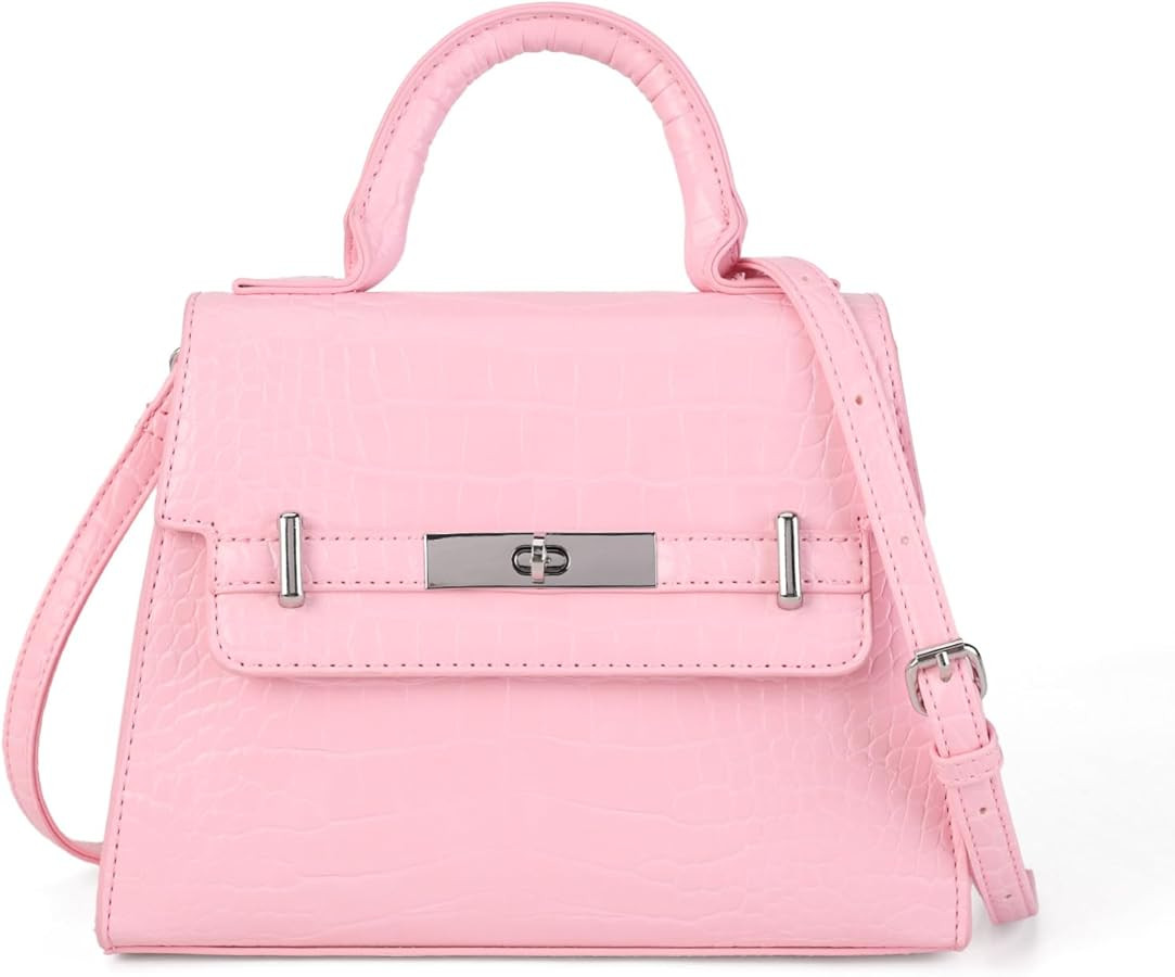 Small Cute Top Handle Bag Crossbody, Designer Summer Purse for Women | Amazon (US)