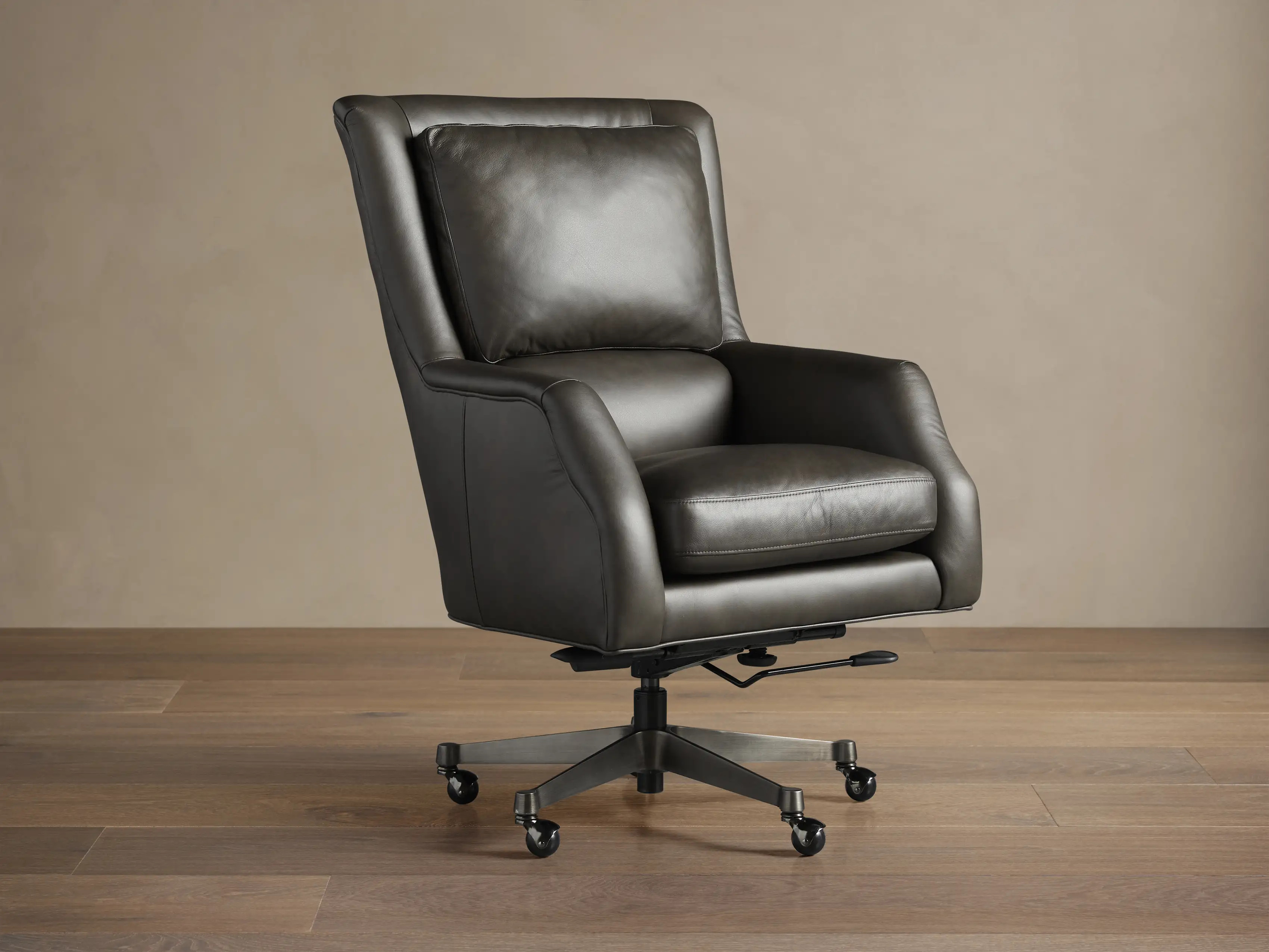Alex Leather Desk Chair | Arhaus