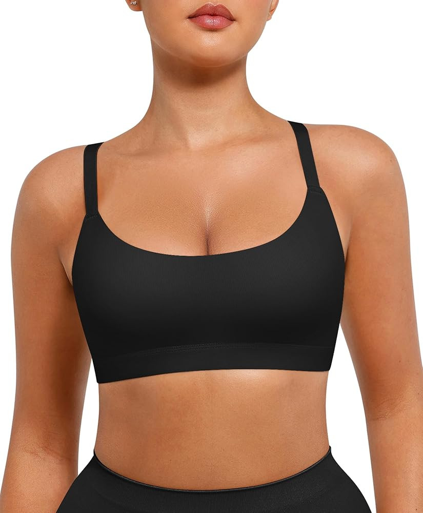 FeelinGirl Seamless Bras Wireless Bralettes for Women, No Wire Unlined Comfort Soft for Sleep, Ev... | Amazon (US)