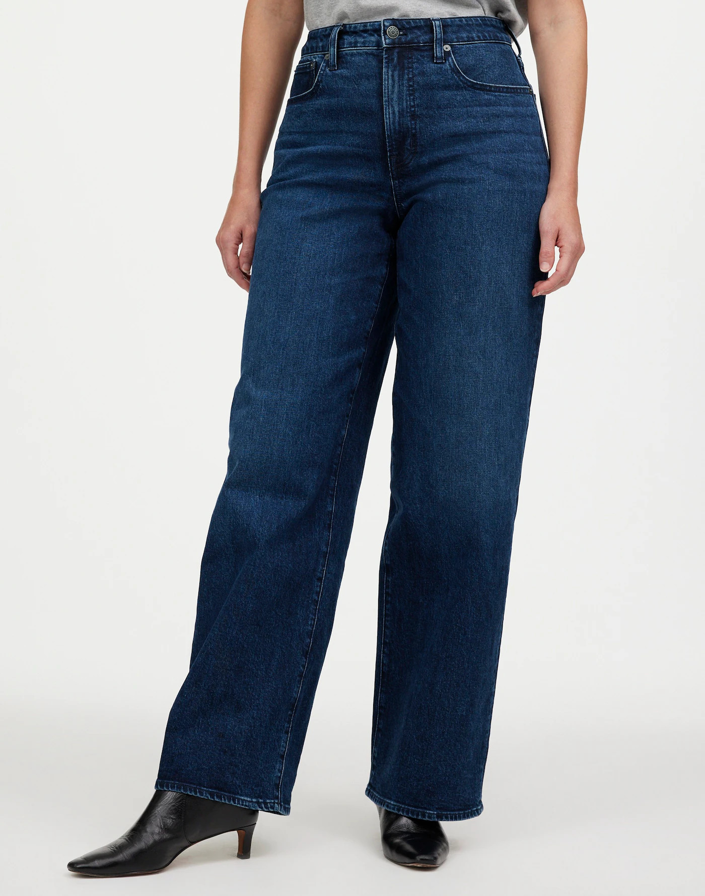 The Curvy Perfect Vintage Wide-Leg Jean | Madewell | Madewell