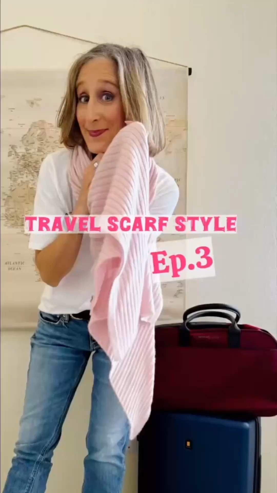 New travel scarf styling idea
