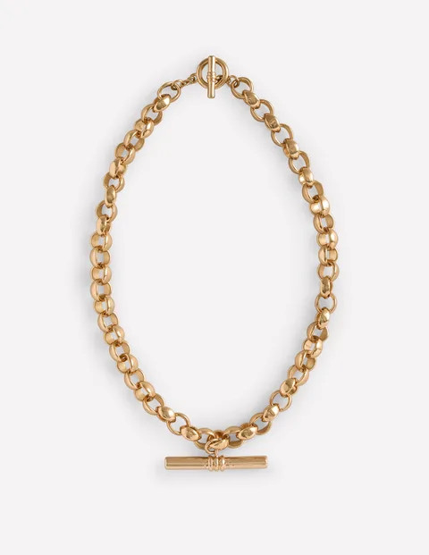 Chunky T-bar Chain Necklace | Boden (US)